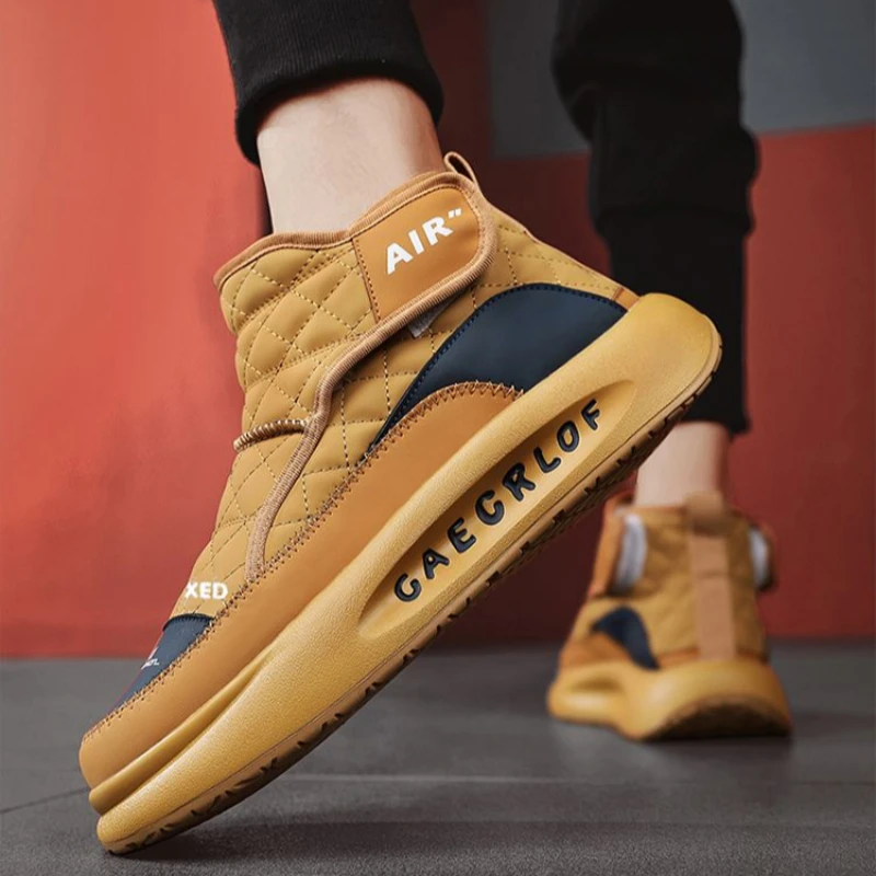 Ботильоны Зимняя обувь Мужская обувь без шнуровки на платформе Новые зимние ботинки для мужчин Теплые морозостойкие повседневные антимодные толстые плюшевые рабочие ботинки
Ботильоны Зимняя обувь Мужская обувь без шнуровки на платформе Новые зимние ботинки для мужчин Теплые морозостойкие повседневные антимодные толстые плюшевые рабочие ботинки