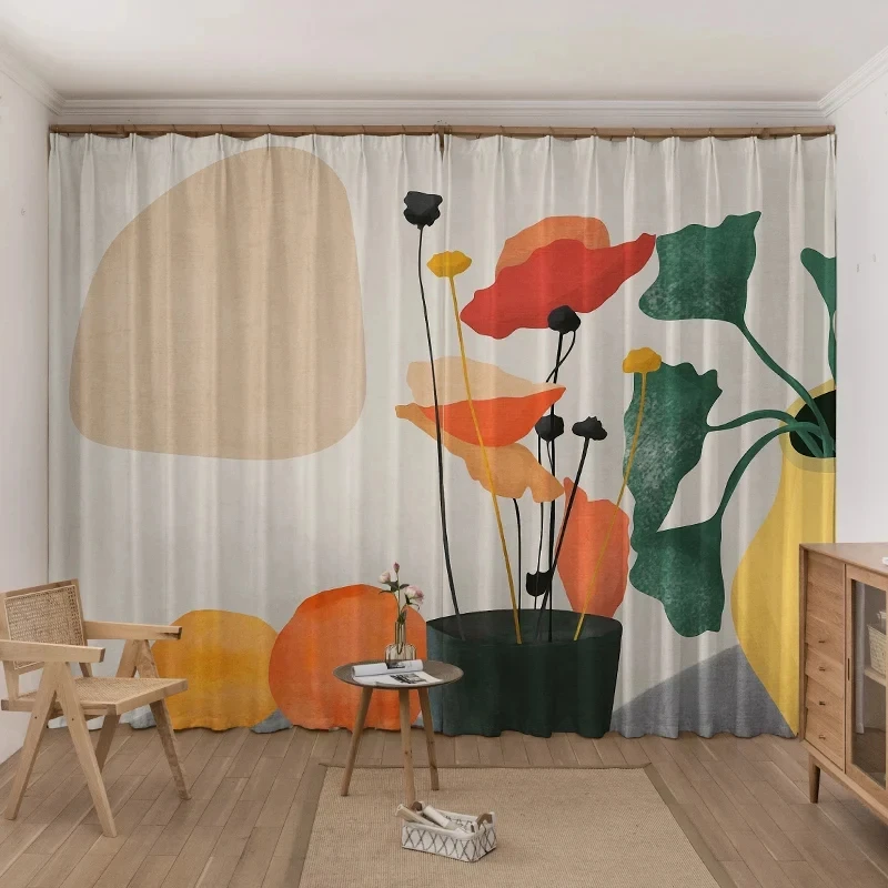 Nordic Abstract Simple Design Thin 2PCS Curtain Ins Simplicity Girl Bedroom Living Room Dining Room Artistic Decor Window Drapes
Nordic Abstract Simple Design Thin 2PCS Curtain Ins Simplicity Girl Bedroom Living Room Dining Room Artistic Decor Window Drapes
