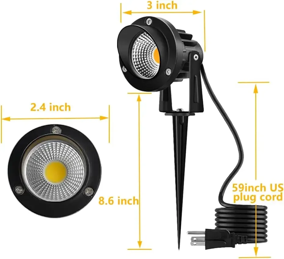 15 Вт наружные светодиодные ландшафтные фонари IP65 водонепроницаемый прожектор с шипами для газона, сада, двора, упаковка из 6 шт.
15 Вт наружные светодиодные ландшафтные фонари IP65 водонепроницаемый прожектор с шипами для газона, сада, двора, упаковка из 6 шт.