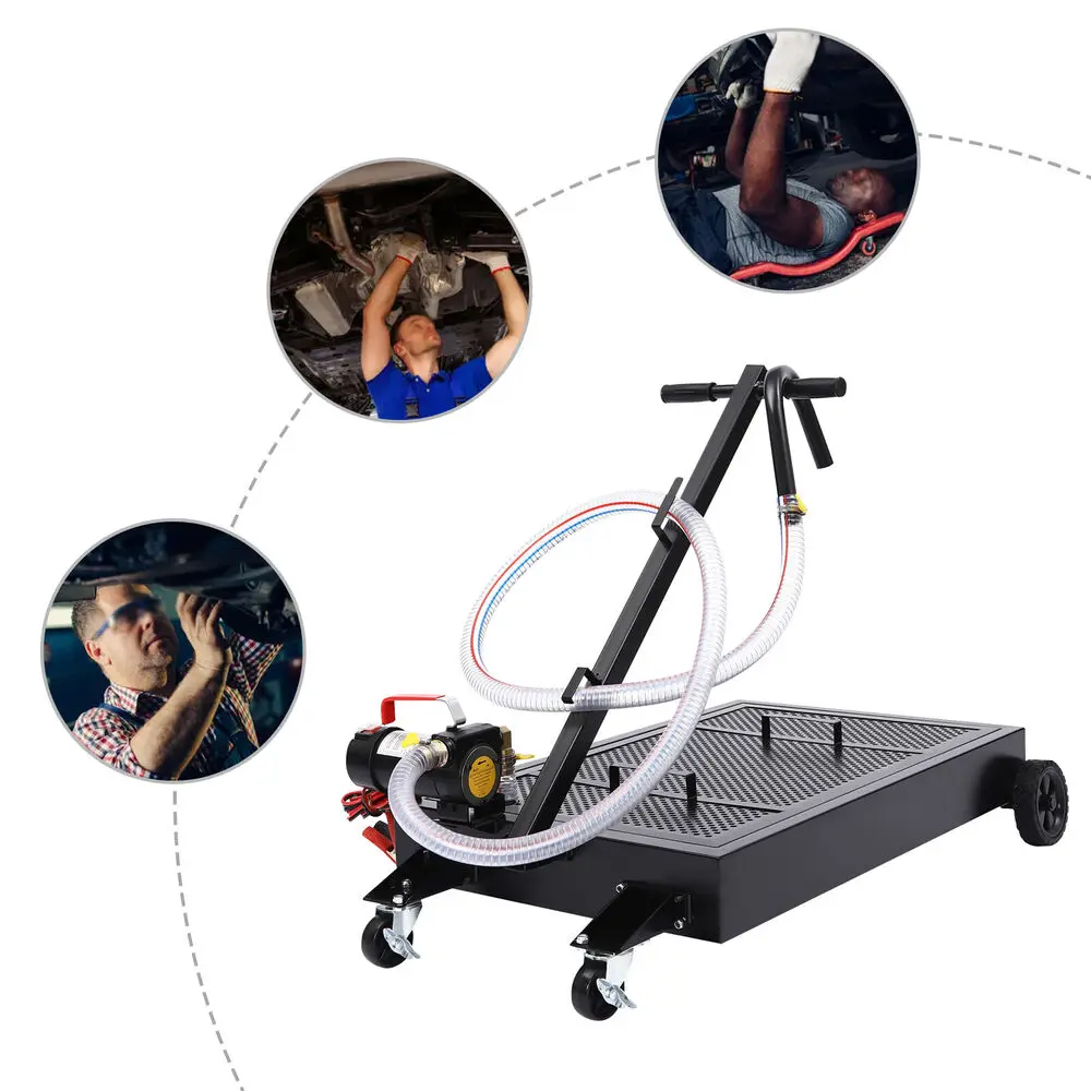 15 Gallon Oil Drain Pan Electric Pump Oil Drain Pan Oil Drain Cart 4500r/min
15 Gallon Oil Drain Pan Electric Pump Oil Drain Pan Oil Drain Cart 4500r/min