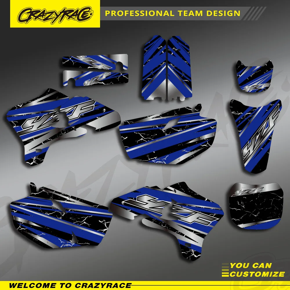 Motocross Team Graphics Background Decal Sticker Kits Custom Number YZF 250 450 YZ250 For YAMAHA YZ250F YZ450F 2003 2004 2005
Motocross Team Graphics Background Decal Sticker Kits Custom Number YZF 250 450 YZ250 For YAMAHA YZ250F YZ450F 2003 2004 2005