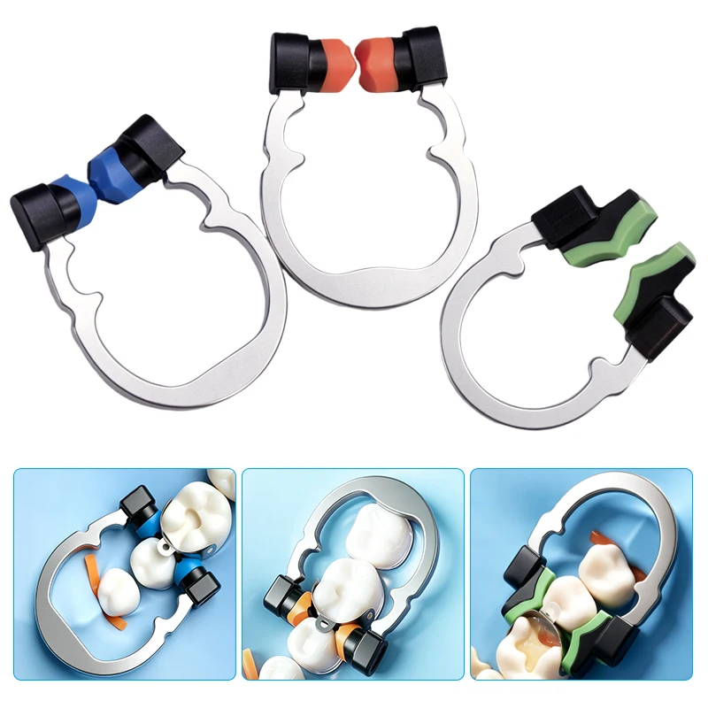 Dental Matrix Bands Nickel Titanium Metal Matrices Clamp Ring Sectional Contoured Matrix System Nickel Titanium Clamping Ring
Dental Matrix Bands Nickel Titanium Metal Matrices Clamp Ring Sectional Contoured Matrix System Nickel Titanium Clamping Ring