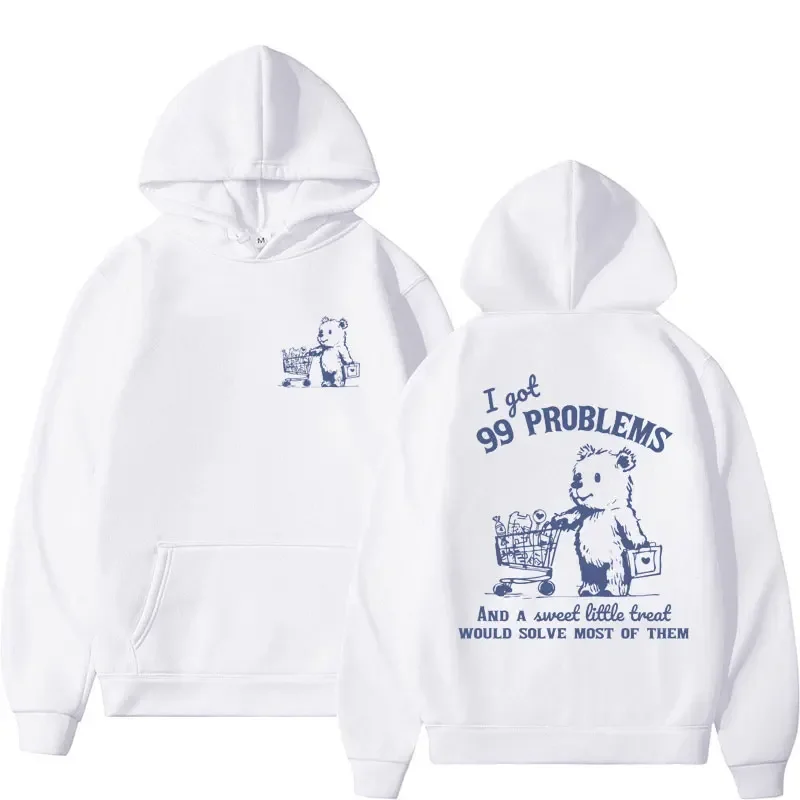 I Got 99 Problems Funny Bear Print Hoodie Fashion Aesthetic Kawaii Sweatshirts Men Women Oversized Popular Tracksuit Streetwear
I Got 99 Problems Funny Bear Print Hoodie Fashion Aesthetic Kawaii Sweatshirts Men Women Oversized Popular Tracksuit Streetwear