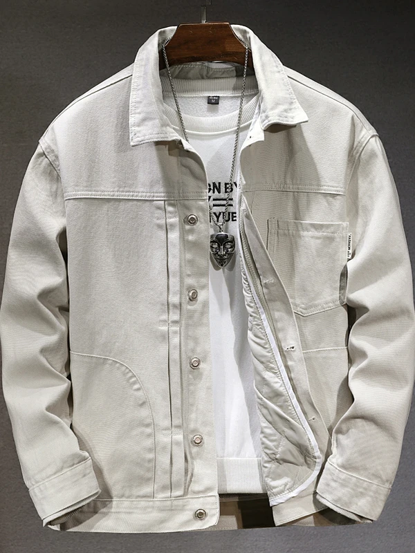 High-End Casual Men's Denim Jaet with Detachable Inner Thiened Fce Collar Button-Up Long Sve Coat for Autumn...
High-End Casual Men's Denim Jaet with Detachable Inner Thiened Fce Collar Button-Up Long Sve Coat for Autumn...