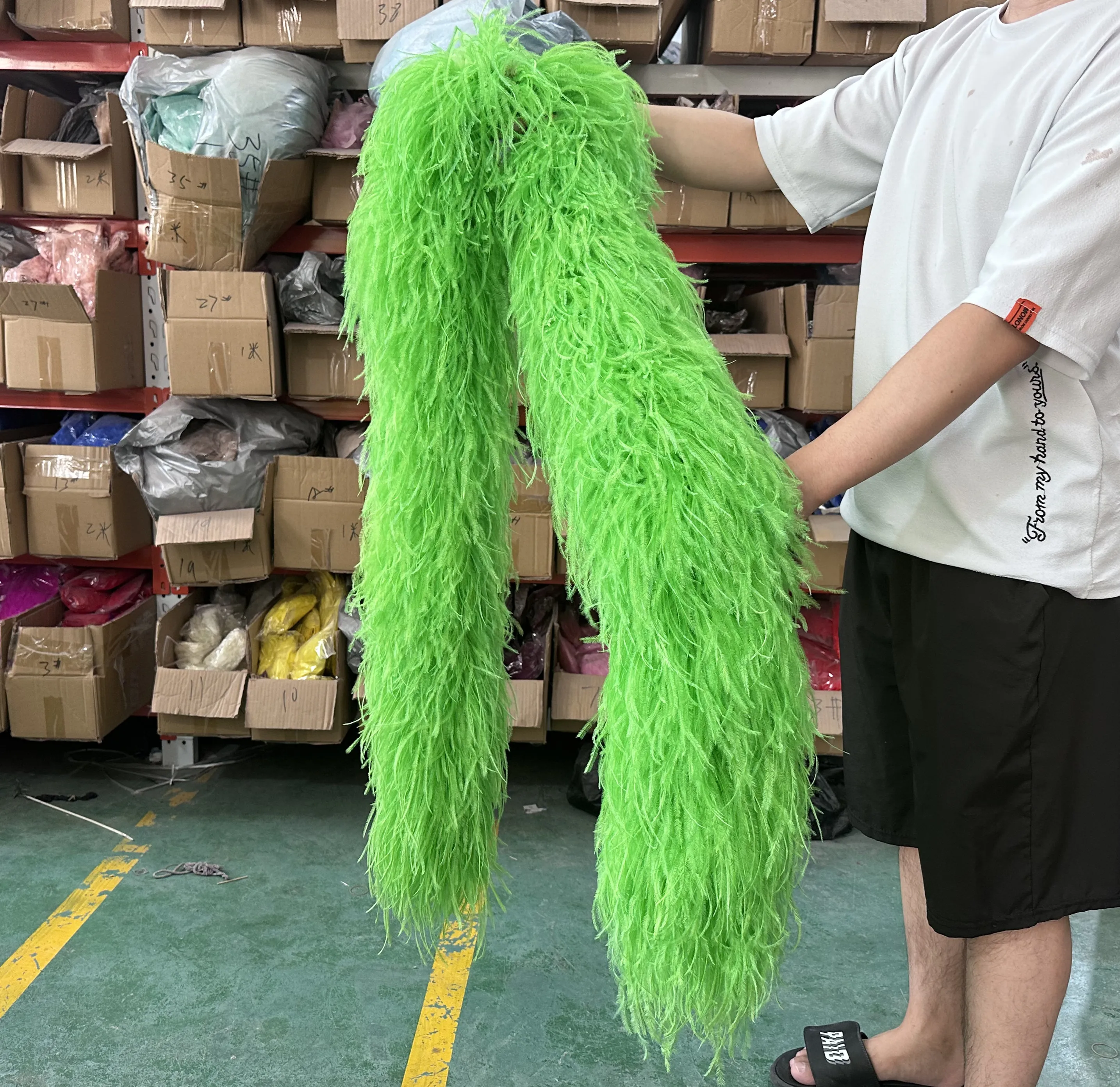 2M 3Meters Colorful Ostrich Feather Boas Crafts Shawl for Wedding Decor Real Ostrich Plumes Scarf Clothes Dress Sewing Accessory
2M 3Meters Colorful Ostrich Feather Boas Crafts Shawl for Wedding Decor Real Ostrich Plumes Scarf Clothes Dress Sewing Accessory