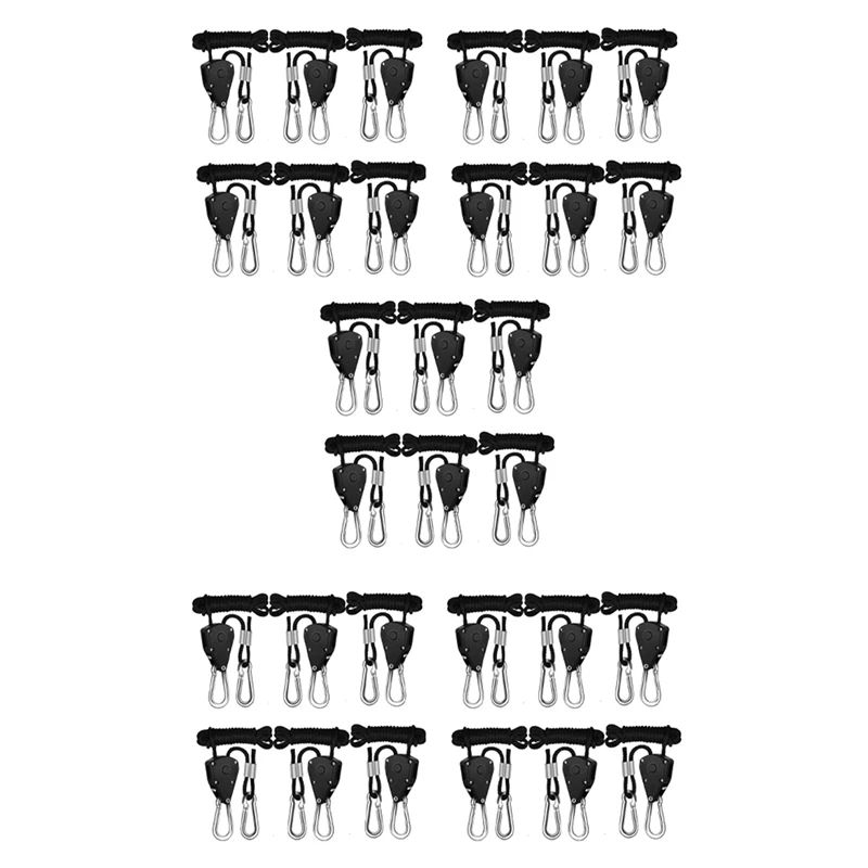 30PCS Adjustable 1/8Inch Lanyard Hanging For Tent Fan LED Grow Plant Lamp Rope Ratchet Hanger Pulley Lifting Pulley Hook
30PCS Adjustable 1/8Inch Lanyard Hanging For Tent Fan LED Grow Plant Lamp Rope Ratchet Hanger Pulley Lifting Pulley Hook