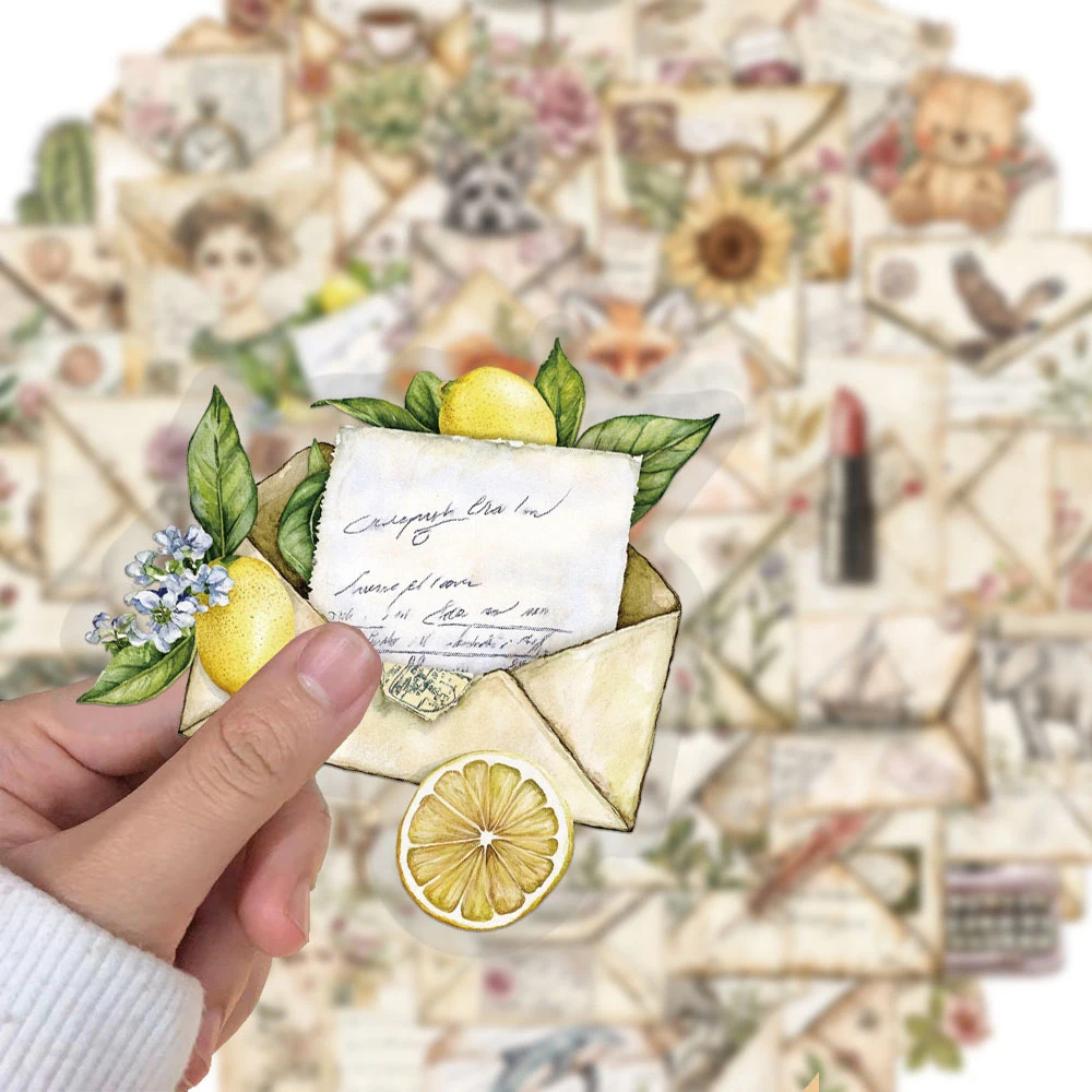 10/30/50pcs Retro Envelope Aesthetics Stickers Cartoon Decals for Notebook Phone Luggage Stationery Transparent Graffiti Sticker
10/30/50pcs Retro Envelope Aesthetics Stickers Cartoon Decals for Notebook Phone Luggage Stationery Transparent Graffiti Sticker