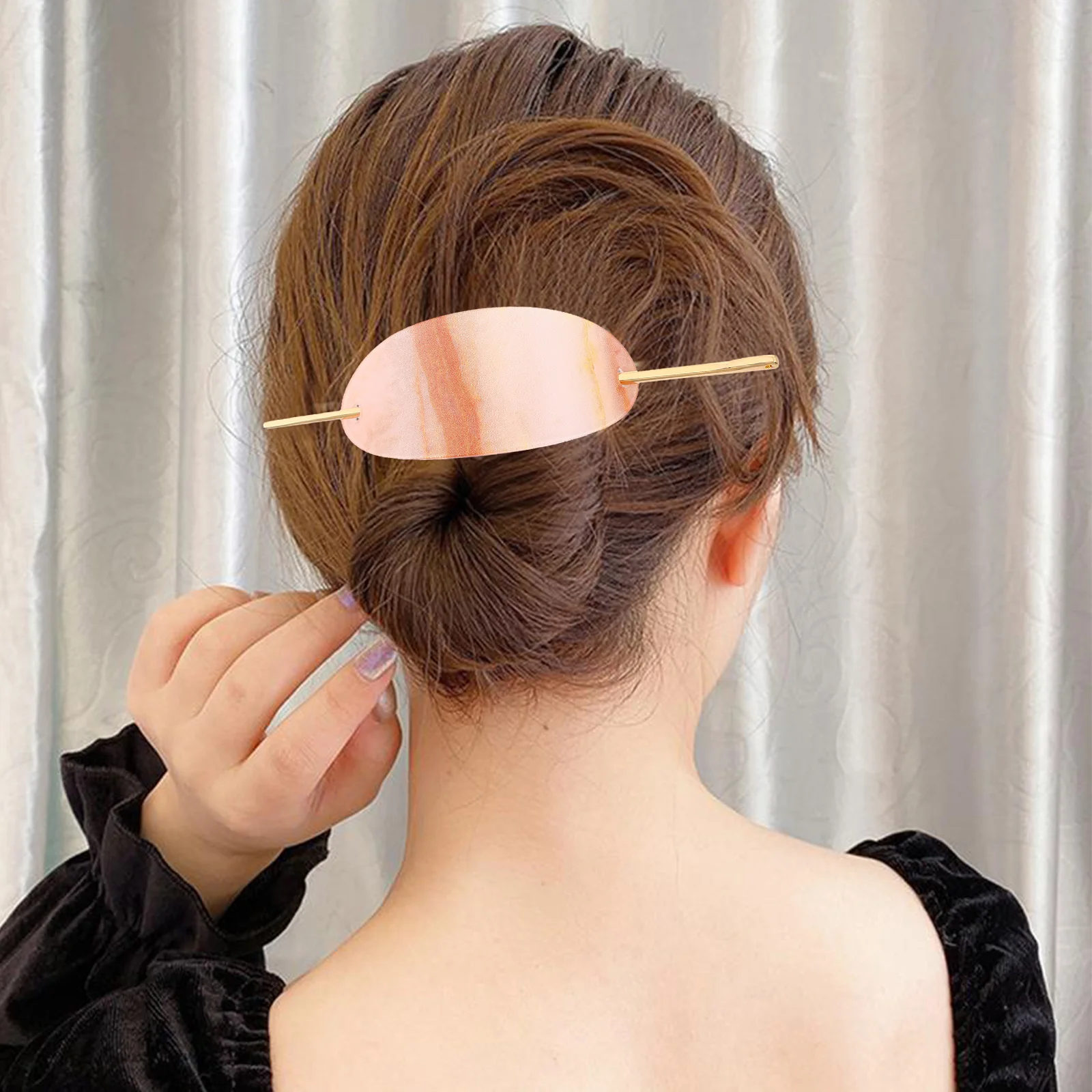 Zinc Alloy Oval Hairpins Simple Headdress Durable Women Accessories French Style Hair Clip Easy Wear Non Fading
Zinc Alloy Oval Hairpins Simple Headdress Durable Women Accessories French Style Hair Clip Easy Wear Non Fading