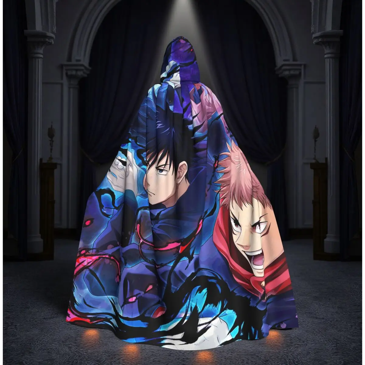 Megumi Besto Friendo Jujutsu Kaisen Sukuna Anime Long Hooded Cloak Witch Medieval Costume Cosplay Cape HalloweenCoat
Megumi Besto Friendo Jujutsu Kaisen Sukuna Anime Long Hooded Cloak Witch Medieval Costume Cosplay Cape HalloweenCoat