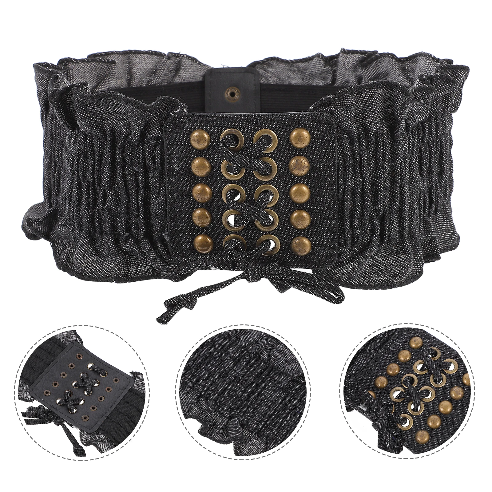 Elastic Denim Waistband Fashion Macrame Girdle Adjustable Waist Shaper Comfortable Breathable Party Belt For Women
Elastic Denim Waistband Fashion Macrame Girdle Adjustable Waist Shaper Comfortable Breathable Party Belt For Women