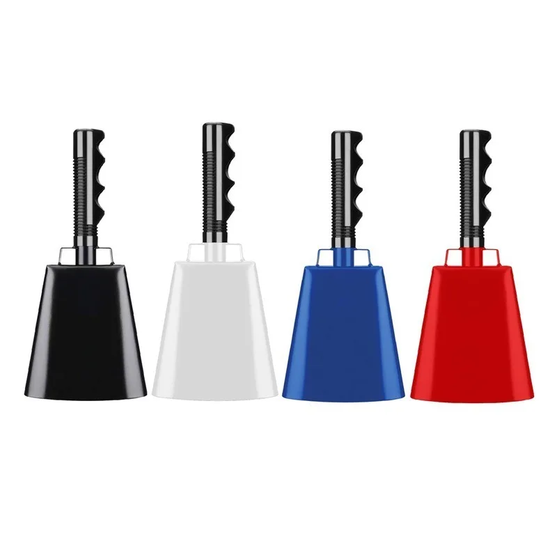Cowbell Noise Makers Percussion Musical Instrument Iron Decorations School Hand Bells with Handle for Games Sports
Cowbell Noise Makers Percussion Musical Instrument Iron Decorations School Hand Bells with Handle for Games Sports