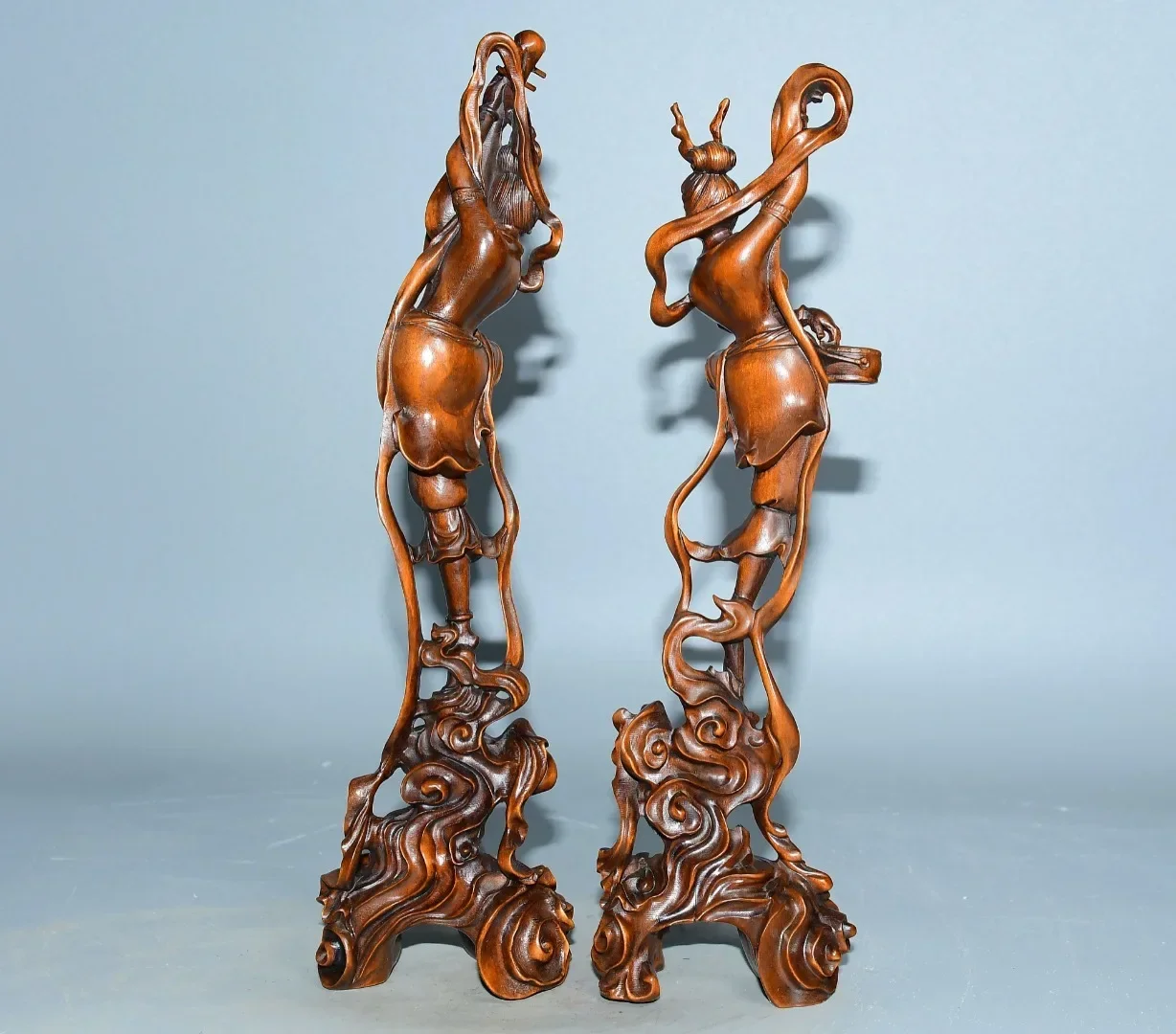10"Tibetan Temple Collection Old Boxwood Dunhuang Flying Beauty fairy Pipa beauty talent and skill Amass wealth Ornaments
10"Tibetan Temple Collection Old Boxwood Dunhuang Flying Beauty fairy Pipa beauty talent and skill Amass wealth Ornaments
