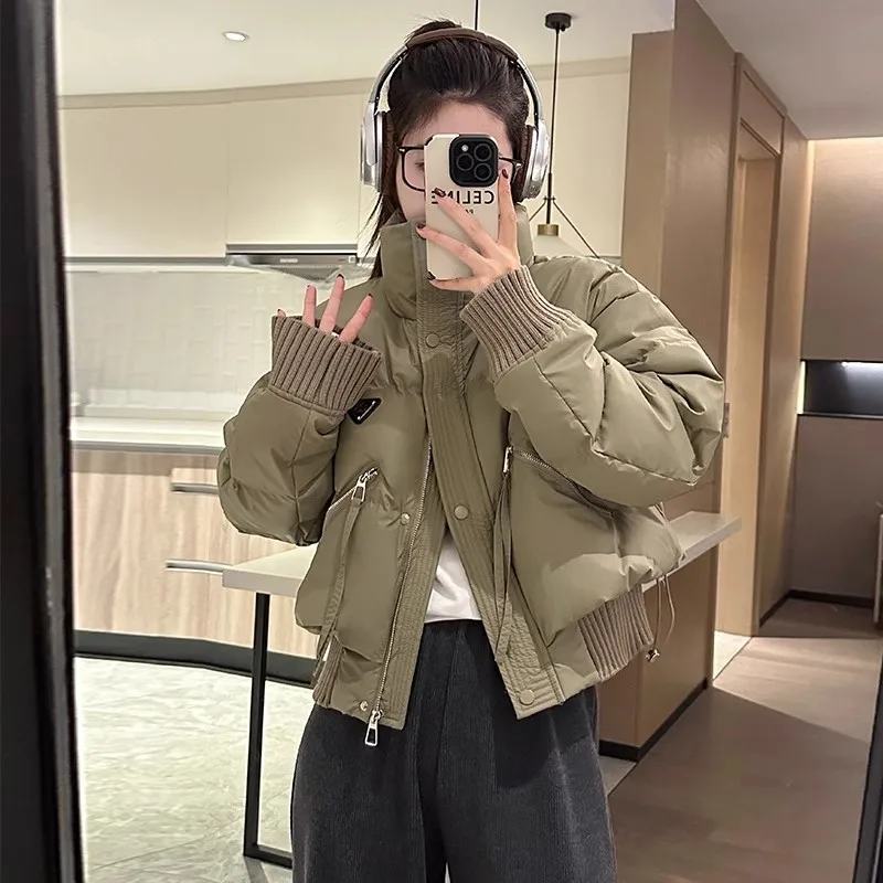 Cact down Jaet PU Leather ort Sle No-Wa Winter New Arrival Women's Cotton Clothes High Collar Single Button Closure
Cact down Jaet PU Leather ort Sle No-Wa Winter New Arrival Women's Cotton Clothes High Collar Single Button Closure