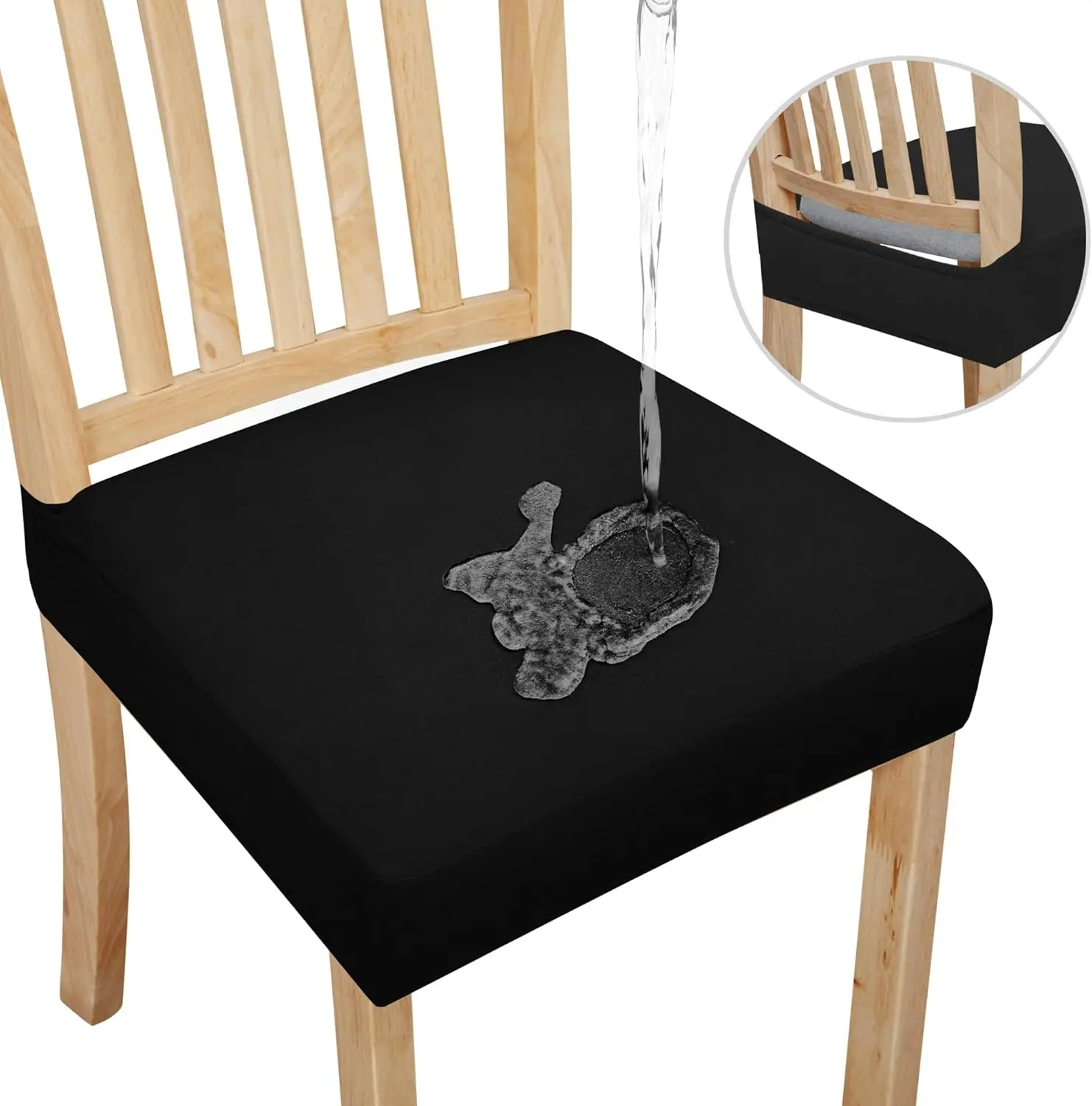 100% Waterproof Seat Covers For Dining Room Chairs Set Of 2, Stretch Chair Seat Slipcovers Protector Removable And Washable
100% Waterproof Seat Covers For Dining Room Chairs Set Of 2, Stretch Chair Seat Slipcovers Protector Removable And Washable