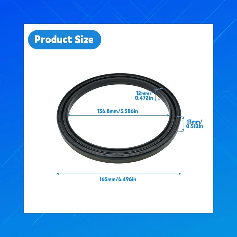 OEM:Corteco 12019619B.Size:136.8x165x13/12mm,DMHUI high-qualityNBRtractor oil seals,applicable to Corteco12019619B,ZFP0734309422
OEM:Corteco 12019619B.Size:136.8x165x13/12mm,DMHUI high-qualityNBRtractor oil seals,applicable to Corteco12019619B,ZFP0734309422