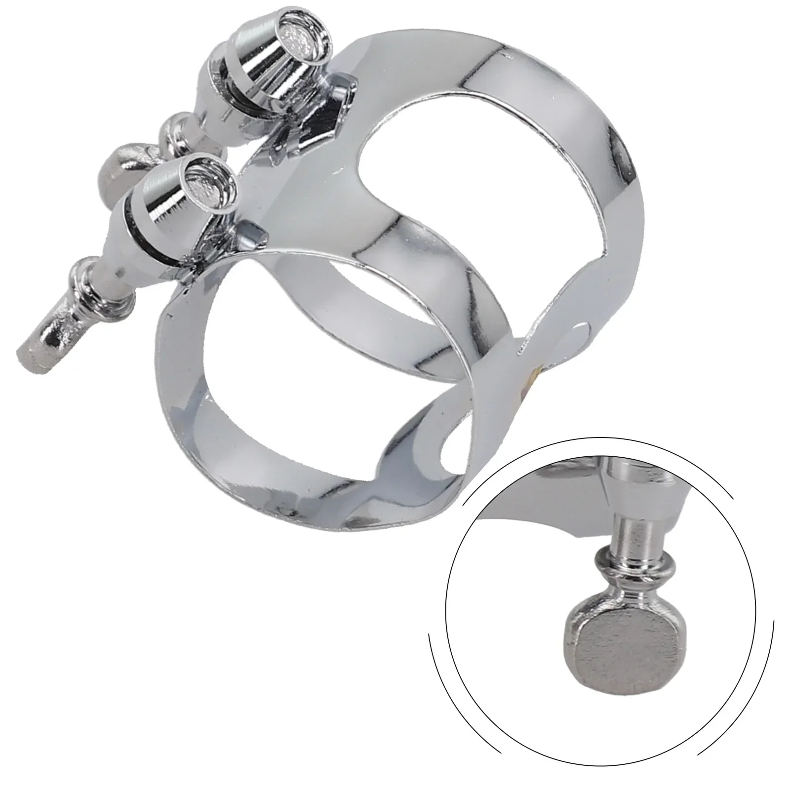 1pc Saxophone Clip Ligature Metal Clip Fastener Single Screw Adjustment Sax Ligature For Alto Sax Mouthpiece Accessories
1pc Saxophone Clip Ligature Metal Clip Fastener Single Screw Adjustment Sax Ligature For Alto Sax Mouthpiece Accessories