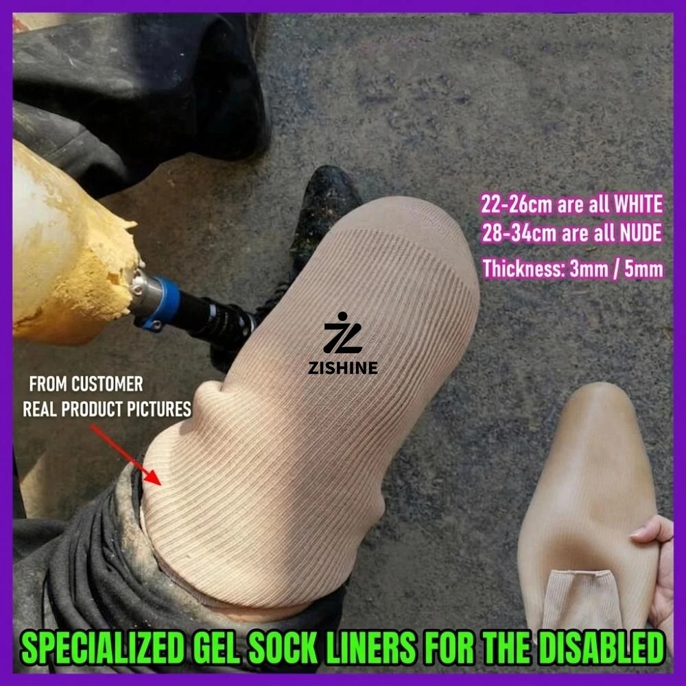 3/5mm Prosthetic Gel Liner Above Below Knee Amputee Stump Socks Residual Limb Cushion Sleeve Transtibial Transfemoral Amputation
3/5mm Prosthetic Gel Liner Above Below Knee Amputee Stump Socks Residual Limb Cushion Sleeve Transtibial Transfemoral Amputation