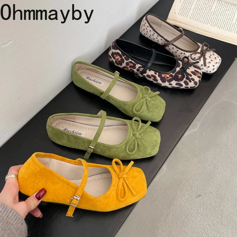 2026 Spring New Butterfly-knot Women Ballet Flats Concise Square Toe Shallow Slip On Ladies Shoes Eelgant Soft Sole Dress Shoes
2026 Spring New Butterfly-knot Women Ballet Flats Concise Square Toe Shallow Slip On Ladies Shoes Eelgant Soft Sole Dress Shoes