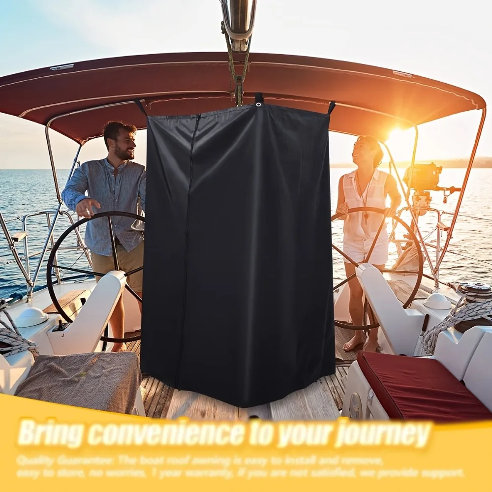 Boat Privacy Changing Curtain Portable Black Outdoor Marine Dressing Privacy Screen
Boat Privacy Changing Curtain Portable Black Outdoor Marine Dressing Privacy Screen