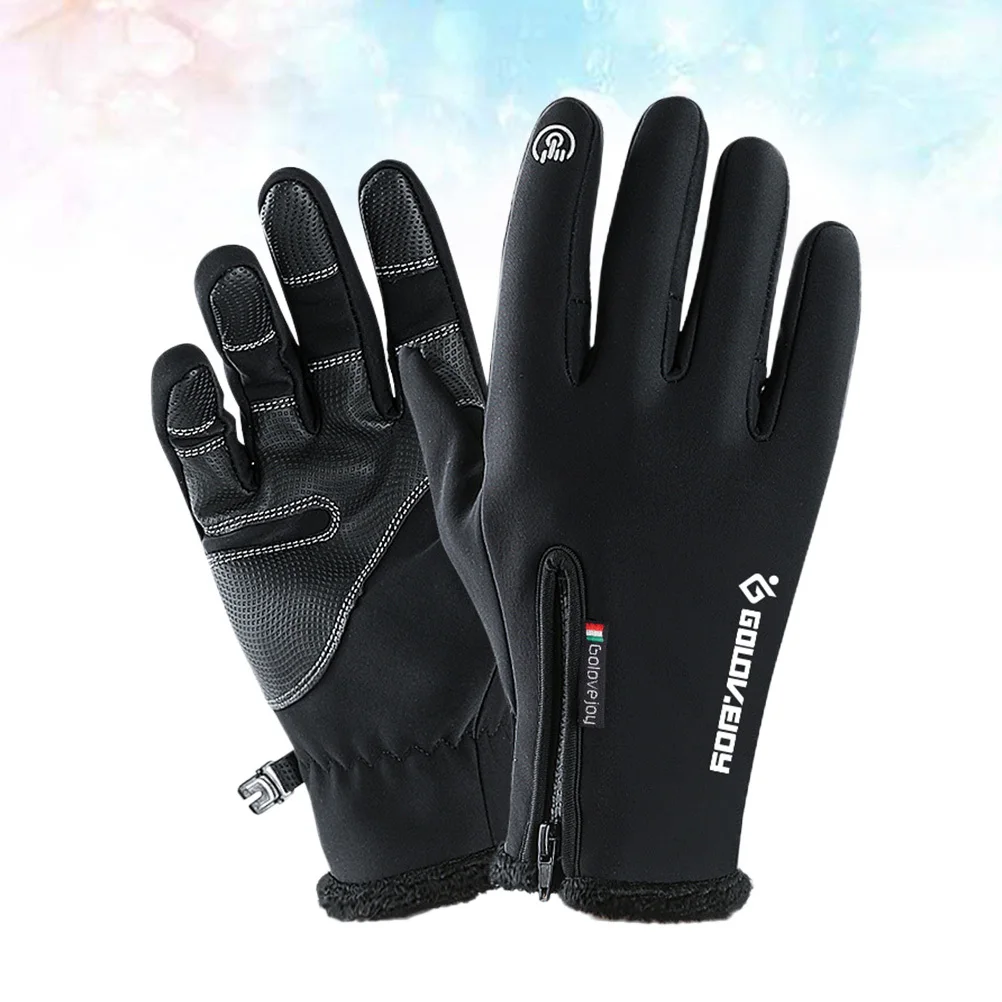 Waterproof Touch Screen Gloves Black Size L Three-Layer Insulation Warm Windproof Sweat-Absorbent for Outdoor Cycling Running
Waterproof Touch Screen Gloves Black Size L Three-Layer Insulation Warm Windproof Sweat-Absorbent for Outdoor Cycling Running