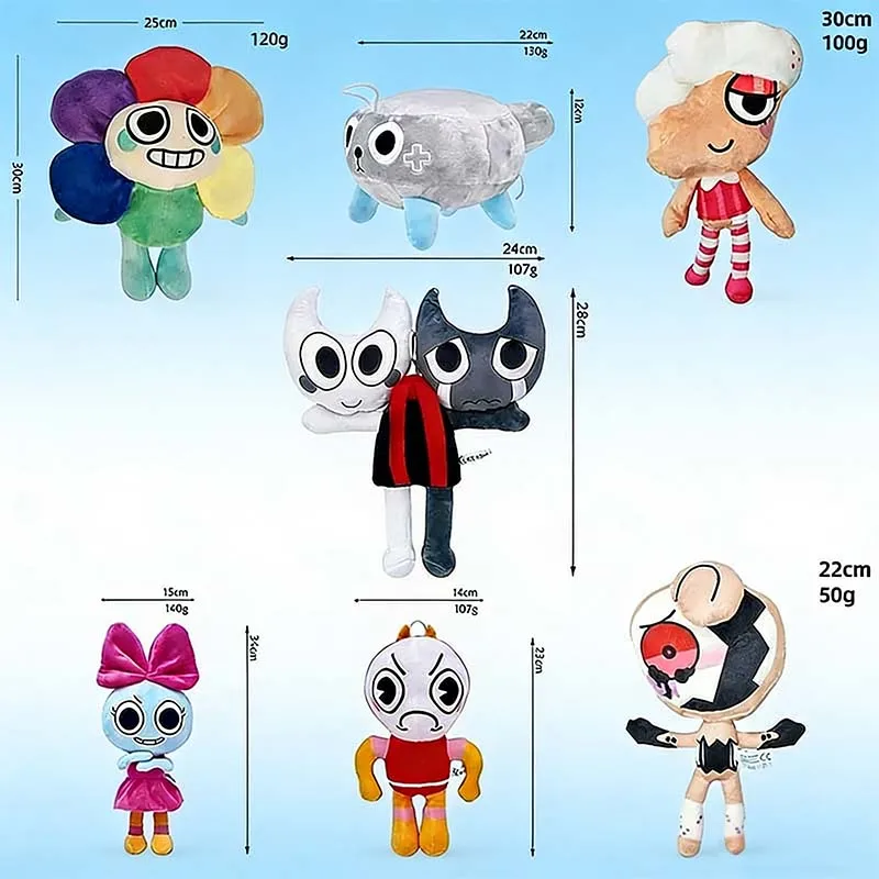 Cute Soft Cartoon Plush Toys Stuffed Doll Pillow Plushie for Kids Fans Collection Home Decor Birthday Gift
Cute Soft Cartoon Plush Toys Stuffed Doll Pillow Plushie for Kids Fans Collection Home Decor Birthday Gift