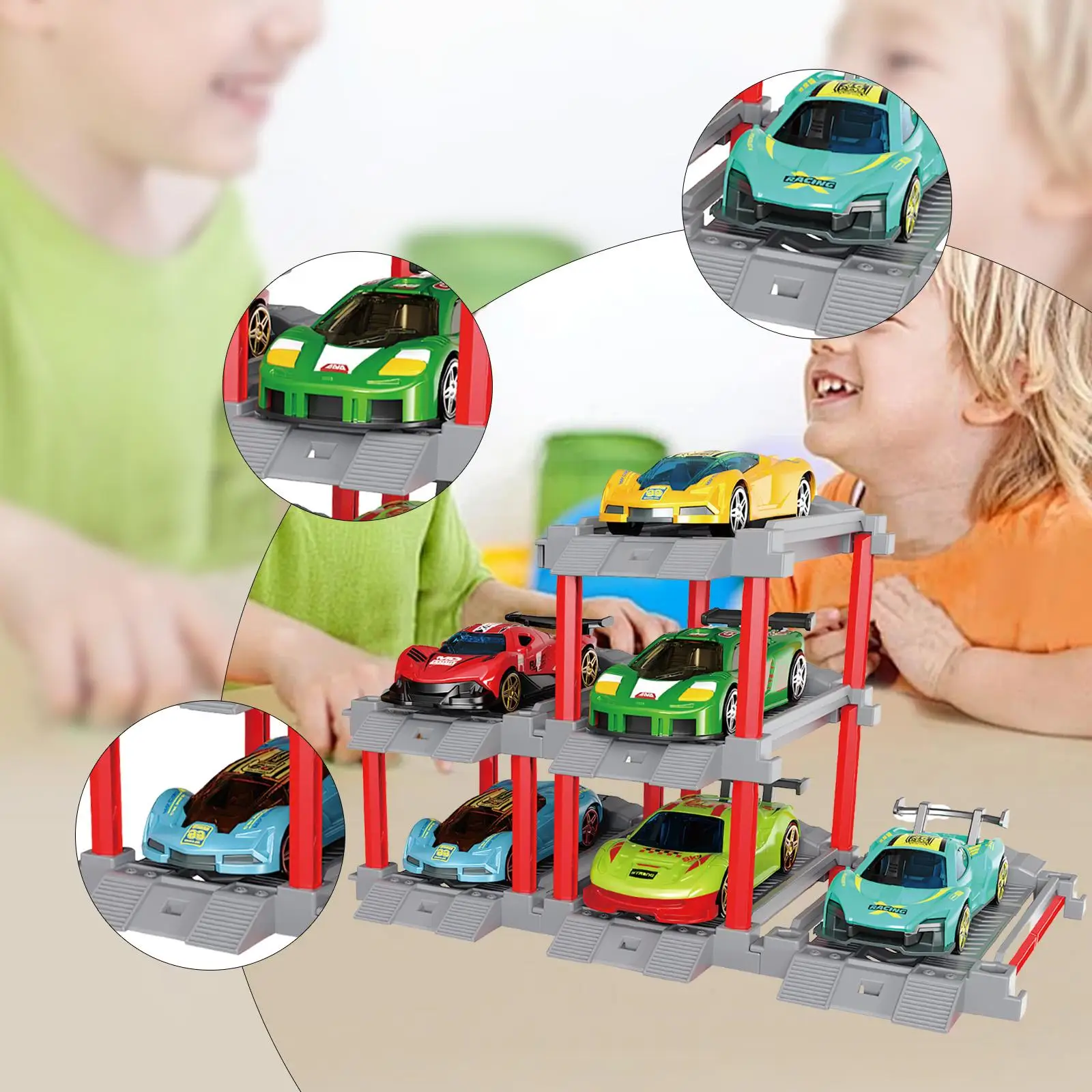 1:64 Garage Playset Vehicles Play Set Interesting Fine Motor Skills Parking
1:64 Garage Playset Vehicles Play Set Interesting Fine Motor Skills Parking