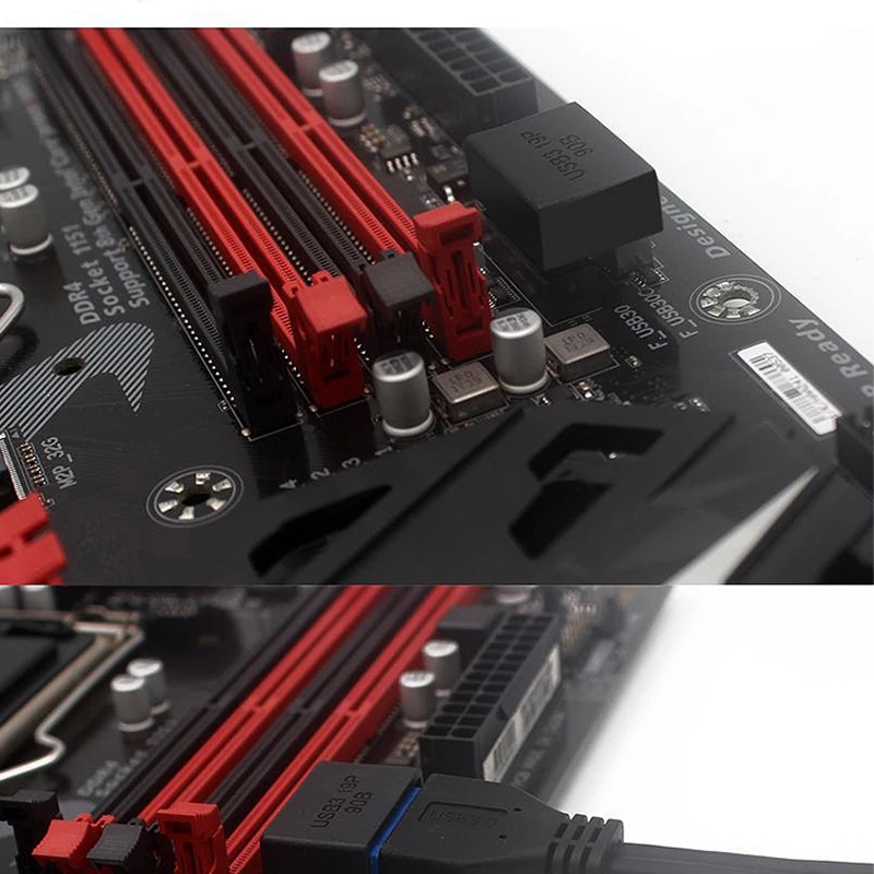 Computer Motherboard Header Adapter Connector USB 3.0 19Pin / 20Pin 90 Degree Desktop Converter Desktop Computer Accessories
Computer Motherboard Header Adapter Connector USB 3.0 19Pin / 20Pin 90 Degree Desktop Converter Desktop Computer Accessories