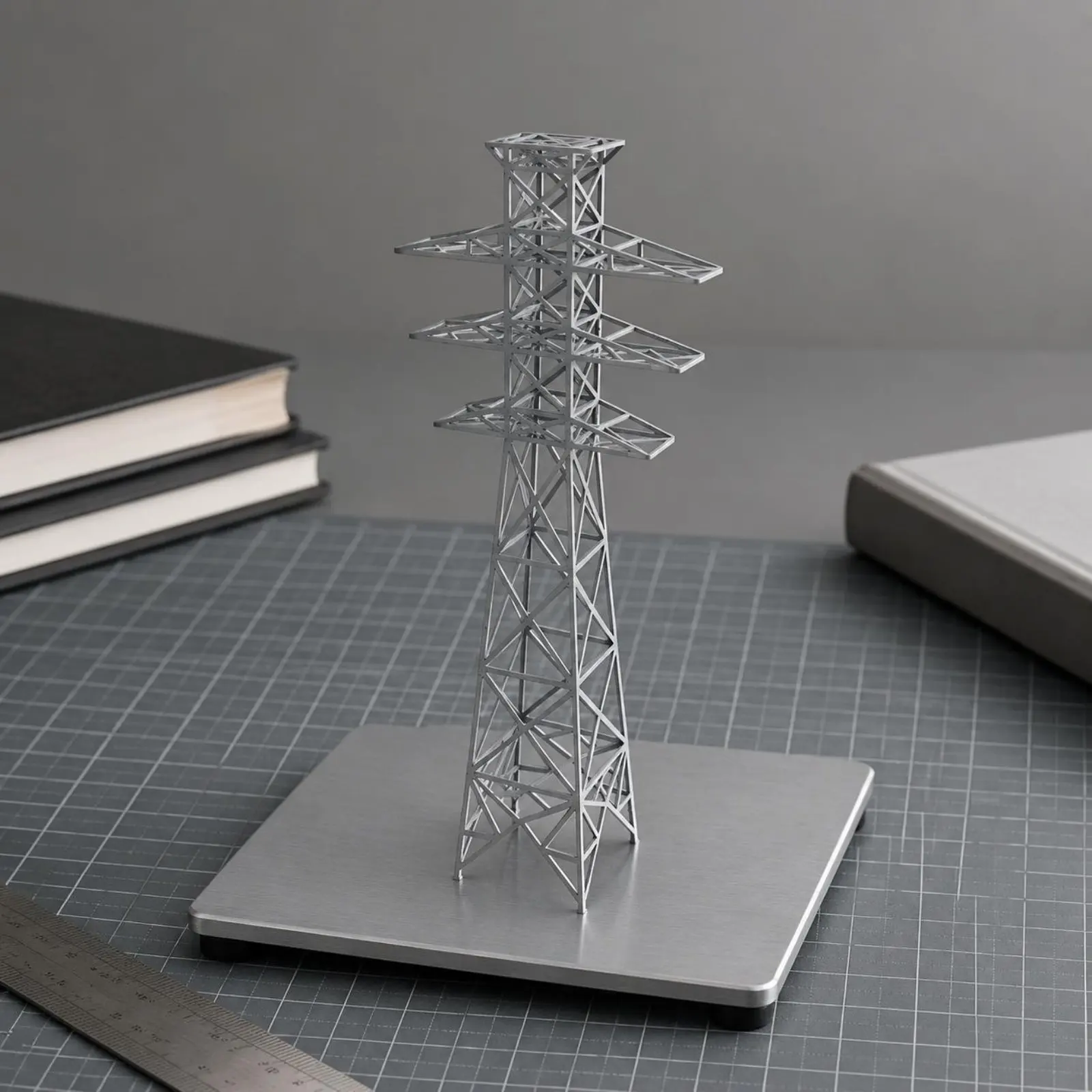 Electric Pylon Model Paintable Surface Electricity Pylon Miniature Lattice Power Pylon ABS Plastic Railway Pylon Model
Electric Pylon Model Paintable Surface Electricity Pylon Miniature Lattice Power Pylon ABS Plastic Railway Pylon Model
