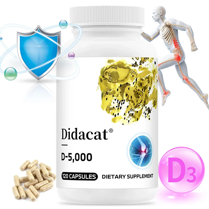 High Potency Vitamin D3 5000 IU Softgels, Non-GMO and Gluten Free Supplement, for Healthy Muscle Function and Immune Support
High Potency Vitamin D3 5000 IU Softgels, Non-GMO and Gluten Free Supplement, for Healthy Muscle Function and Immune Support