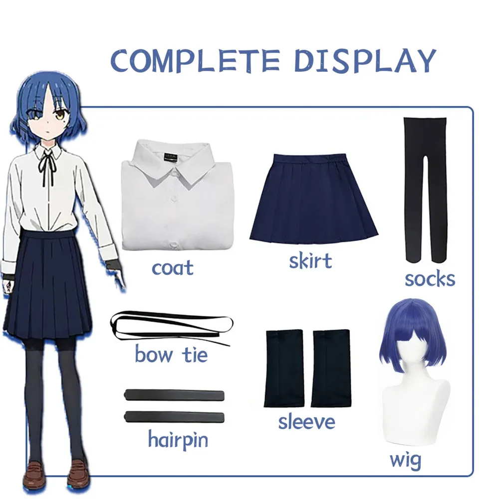 Yamada Ryo Cosplay Costume BOCCHI THE ROCK! Adult Carnival Uniform Wig Halloween Costumes Women Anime Game
Yamada Ryo Cosplay Costume BOCCHI THE ROCK! Adult Carnival Uniform Wig Halloween Costumes Women Anime Game