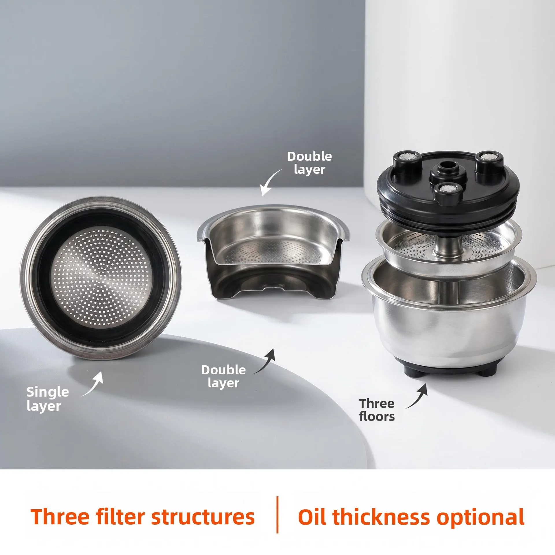 58/51Mm 2 cups Coffee Filter Baske Detachable Stainless Steel Coffee Filter Basket Strainer Coffee Machine Accessories For Home
58/51Mm 2 cups Coffee Filter Baske Detachable Stainless Steel Coffee Filter Basket Strainer Coffee Machine Accessories For Home