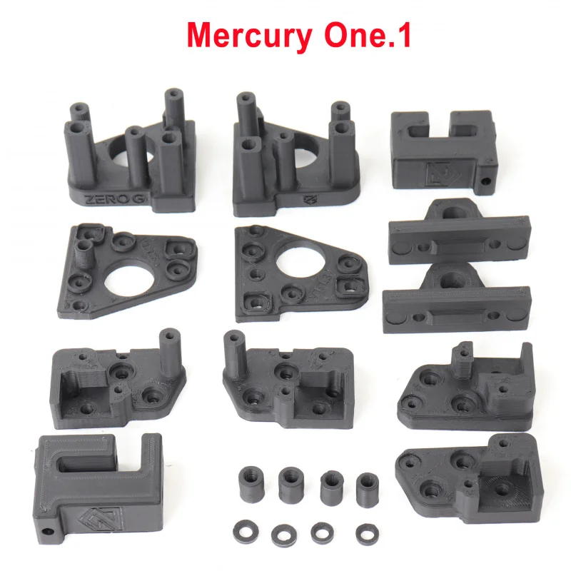 Creative modification parts ZeroG Mercury One.1 Mercury Printed Parts ABS Consumables Corexy 3D Printed accessories 
Creative modification parts ZeroG Mercury One.1 Mercury Printed Parts ABS Consumables Corexy 3D Printed accessories