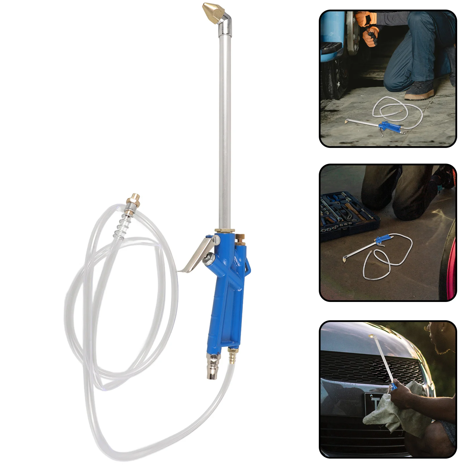 Pneumatic Engine Cleaning Sprayer Nozzle for Car Motorcycle Boat Oil Cleaner Durable Efficient Fast Car Air Engine Sprayer Tool
Pneumatic Engine Cleaning Sprayer Nozzle for Car Motorcycle Boat Oil Cleaner Durable Efficient Fast Car Air Engine Sprayer Tool