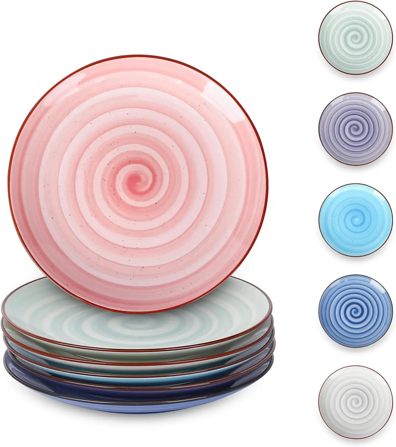 Ceramic Dessert Plates Set of 6, Small Salad Plates 6 Inch Appetizer Plates for Kitchen, Small Dinner Plates/Dishes for Cake Sna
Ceramic Dessert Plates Set of 6, Small Salad Plates 6 Inch Appetizer Plates for Kitchen, Small Dinner Plates/Dishes for Cake Sna