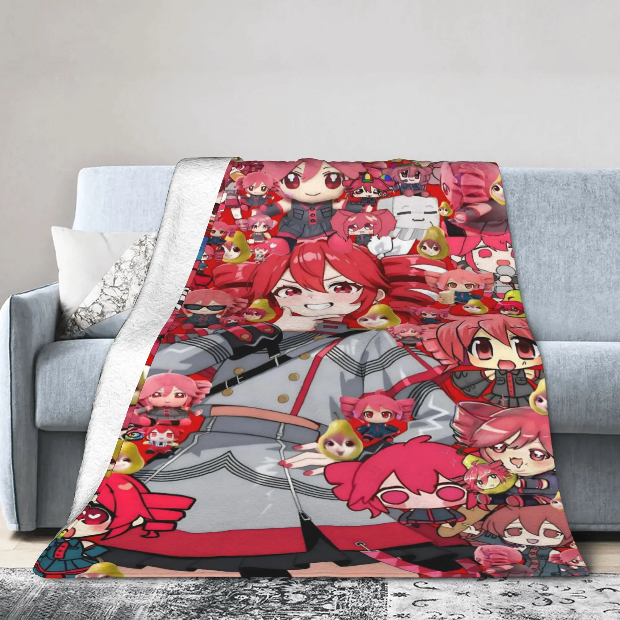 Pearto Poteto Anime Kasane Teto Virtual Singer Soft Blanket Decorative Plush Throw Blanket Flannel Bedspread Sofa Bed Cover
Pearto Poteto Anime Kasane Teto Virtual Singer Soft Blanket Decorative Plush Throw Blanket Flannel Bedspread Sofa Bed Cover