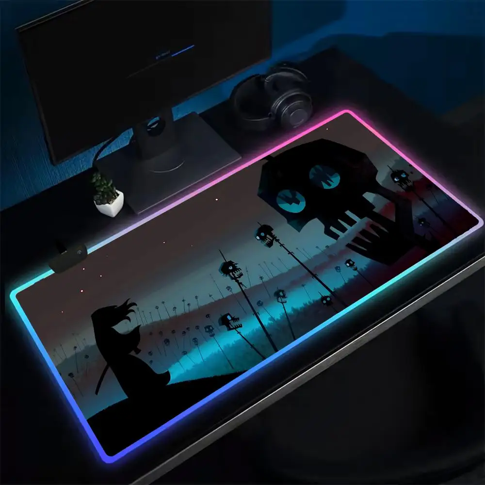 12Samurai Jack Mouse Pad Anime Gaming Mouse Pad LED Table Pads Backlit Rubber Desktop XXL Mousepad RGB Desk Mats
12Samurai Jack Mouse Pad Anime Gaming Mouse Pad LED Table Pads Backlit Rubber Desktop XXL Mousepad RGB Desk Mats