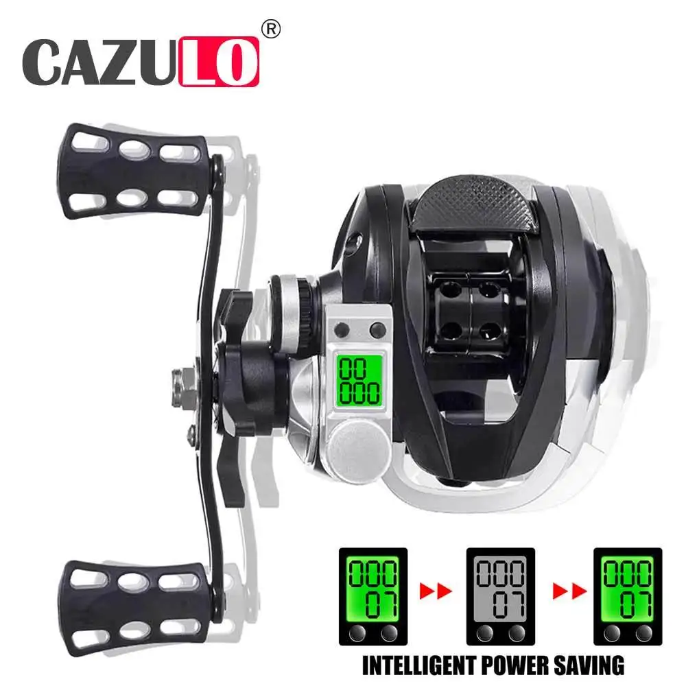 New Electronic Baitcasting Led Screen Moulinet Casting Fishing Reel High Speed 7.2:1 10kg Drag Waterproof Saltwater Equipament
New Electronic Baitcasting Led Screen Moulinet Casting Fishing Reel High Speed 7.2:1 10kg Drag Waterproof Saltwater Equipament