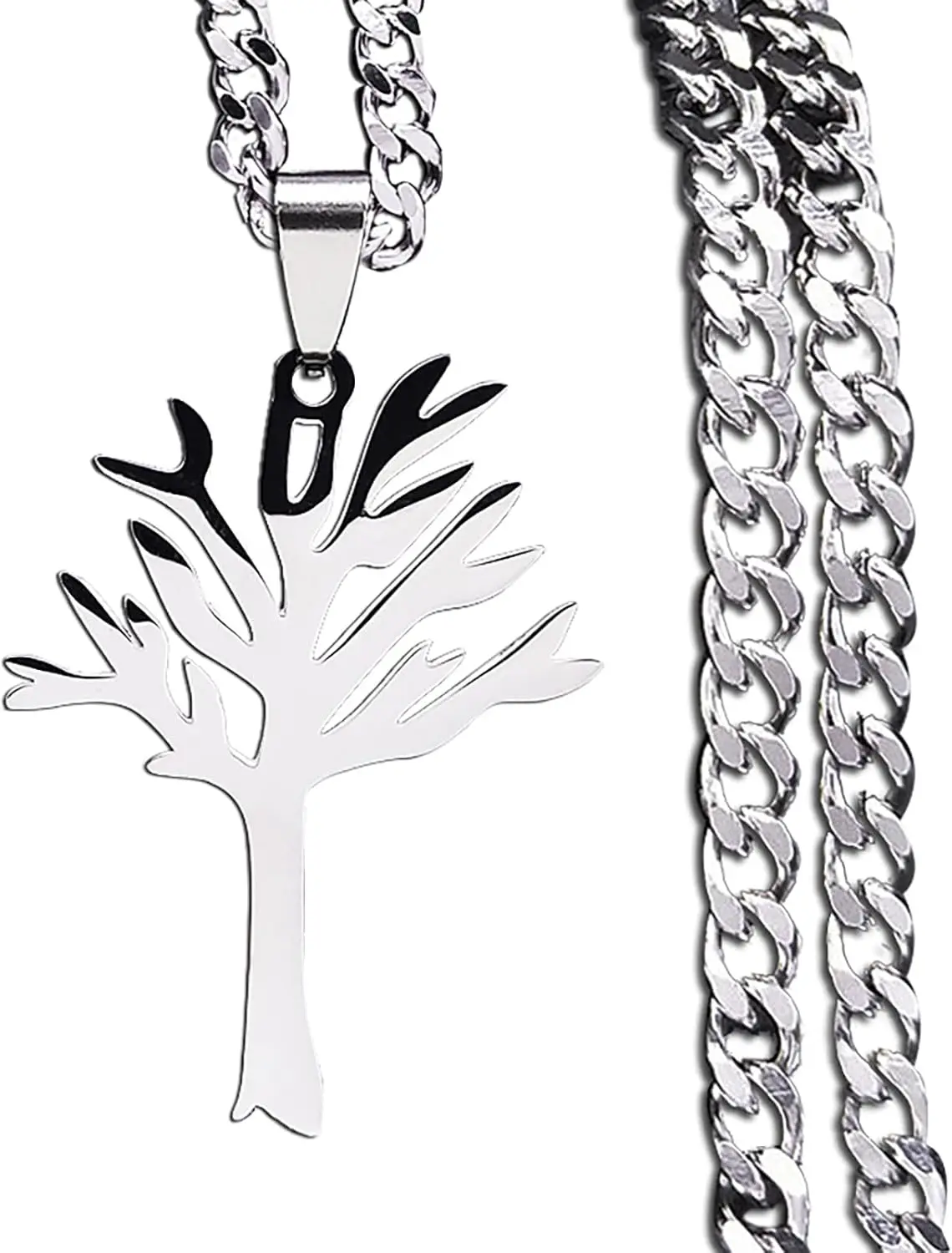 Poison Tree Necklace For Women Stainless Steel Hiphop Punk Rock Style Tree Of Life Pendant Necklaces Fashion Gift Jewelry 
Poison Tree Necklace For Women Stainless Steel Hiphop Punk Rock Style Tree Of Life Pendant Necklaces Fashion Gift Jewelry