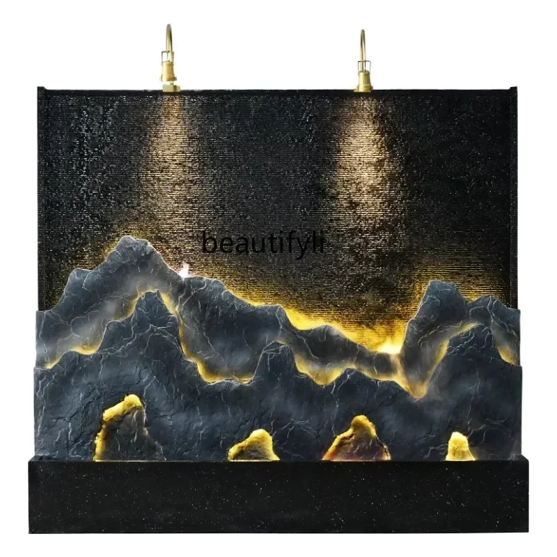 Water Curtain Wall Flowing Water Screen Waterfall Fountain Decoration Villa Hall Rockery Flowers and Trees Landscape
Water Curtain Wall Flowing Water Screen Waterfall Fountain Decoration Villa Hall Rockery Flowers and Trees Landscape