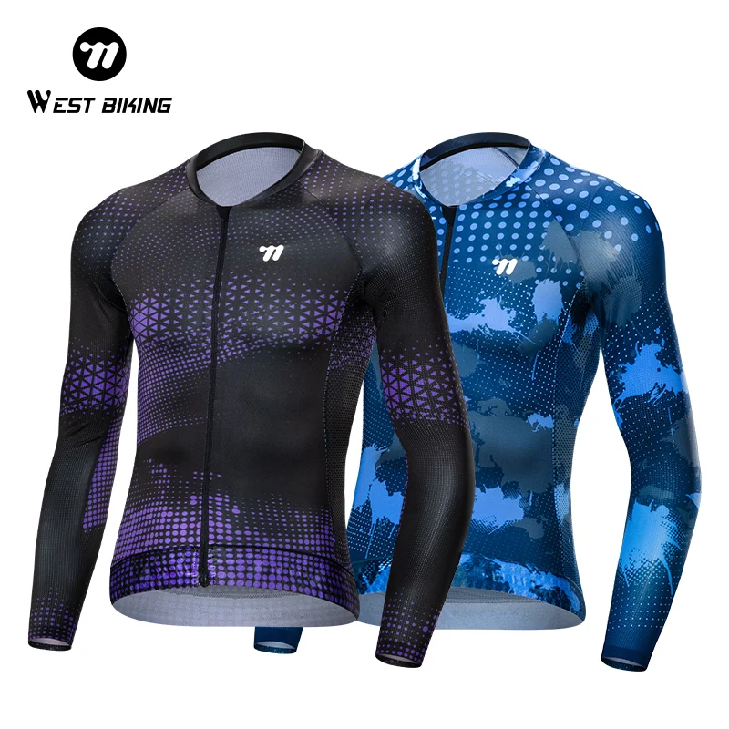 WEST BIKING Summer Men Women Long Sleeve Cycling Jersey Sport Shirts Multicolor Bicycle Clothing UV-Protection Cycling Maillot
WEST BIKING Summer Men Women Long Sleeve Cycling Jersey Sport Shirts Multicolor Bicycle Clothing UV-Protection Cycling Maillot