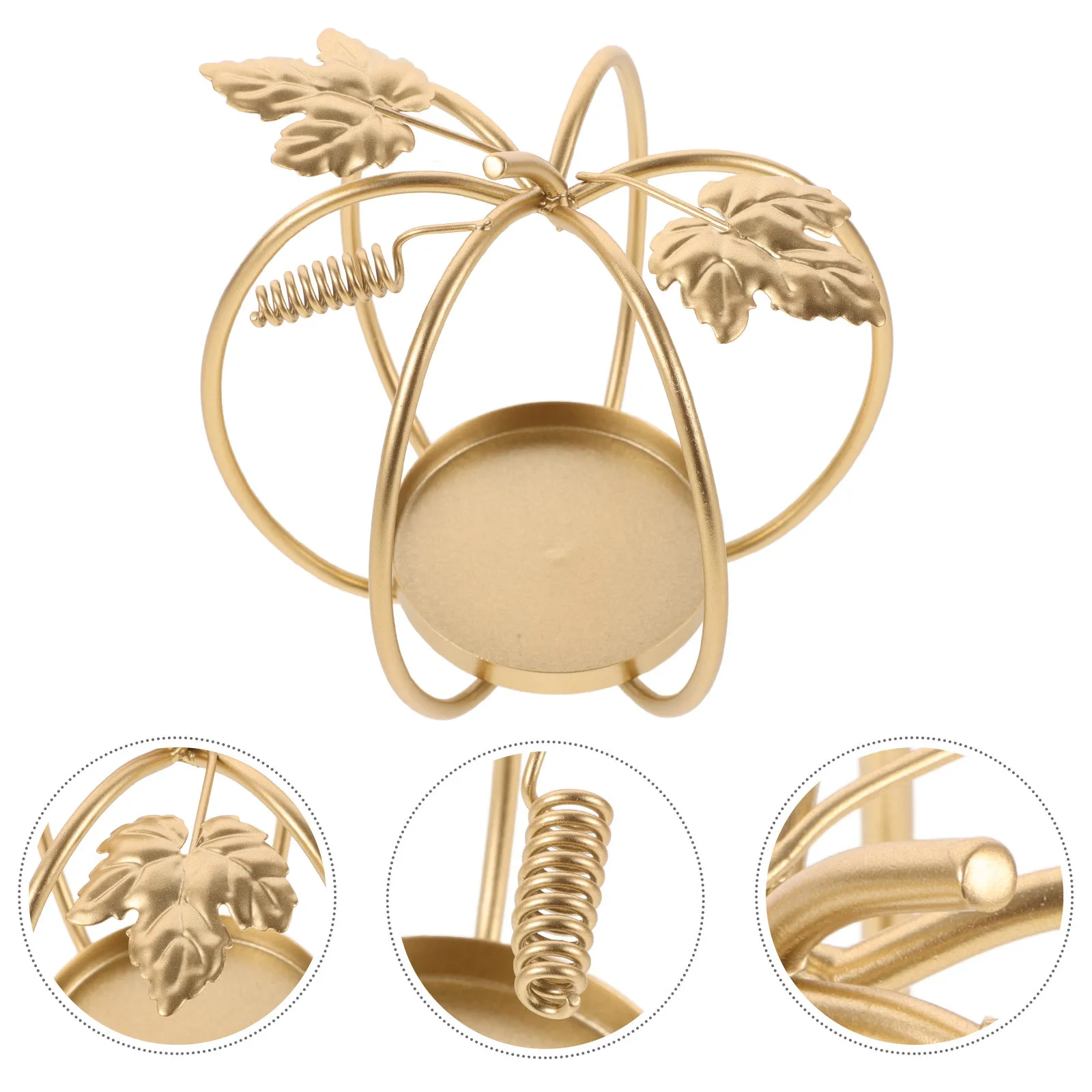 Iron Pumpkin Holder Metal Candlestick Pumpkin Style Stand Autumn Halloween Thanksgiving Decoration Holder
Iron Pumpkin Holder Metal Candlestick Pumpkin Style Stand Autumn Halloween Thanksgiving Decoration Holder