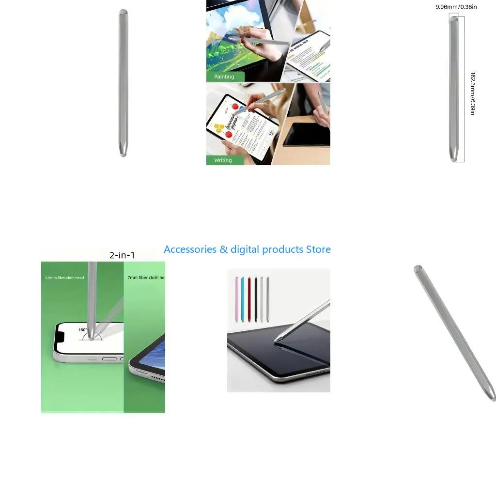 77JD Hexagon Double Tip Styluses Pen For Androids Tablets MultiPurpose Writing Drawing With Pressure Sensitivity Metal Body
77JD Hexagon Double Tip Styluses Pen For Androids Tablets MultiPurpose Writing Drawing With Pressure Sensitivity Metal Body