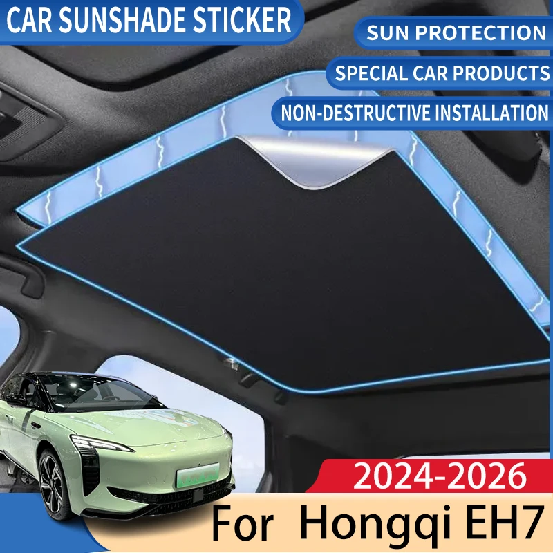 Car Roof Sunshade For Hongqi EH7 Accessories 2026 2025 2024 Electrostatic Adsorption Sunroof Sunshade Skylight Car Accessories
Car Roof Sunshade For Hongqi EH7 Accessories 2026 2025 2024 Electrostatic Adsorption Sunroof Sunshade Skylight Car Accessories