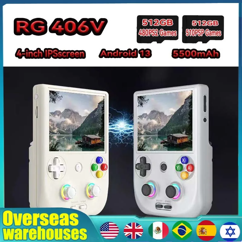 ANBERNIC RG406V Ретро портативный игровой автомат 4 "lPs сенсорный экран Android 13 Unisoc T820 64-битный игровой плеер 5500 мАч PSP PS2 подарок
ANBERNIC RG406V Ретро портативный игровой автомат 4 "lPs сенсорный экран Android 13 Unisoc T820 64-битный игровой плеер 5500 мАч PSP PS2 подарок