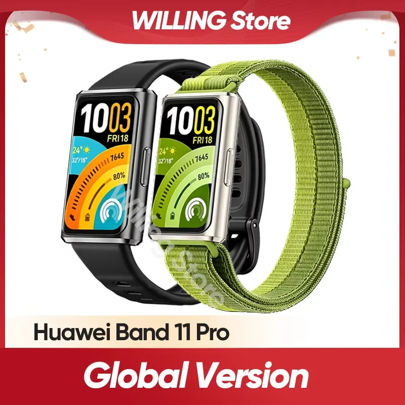 Global Version Smart Watch Huawei Band 11 Pro Wrist Smart Band 1.62'' AMOLED Screen Smartwatch Heart Rate Smartband
Global Version Smart Watch Huawei Band 11 Pro Wrist Smart Band 1.62'' AMOLED Screen Smartwatch Heart Rate Smartband
