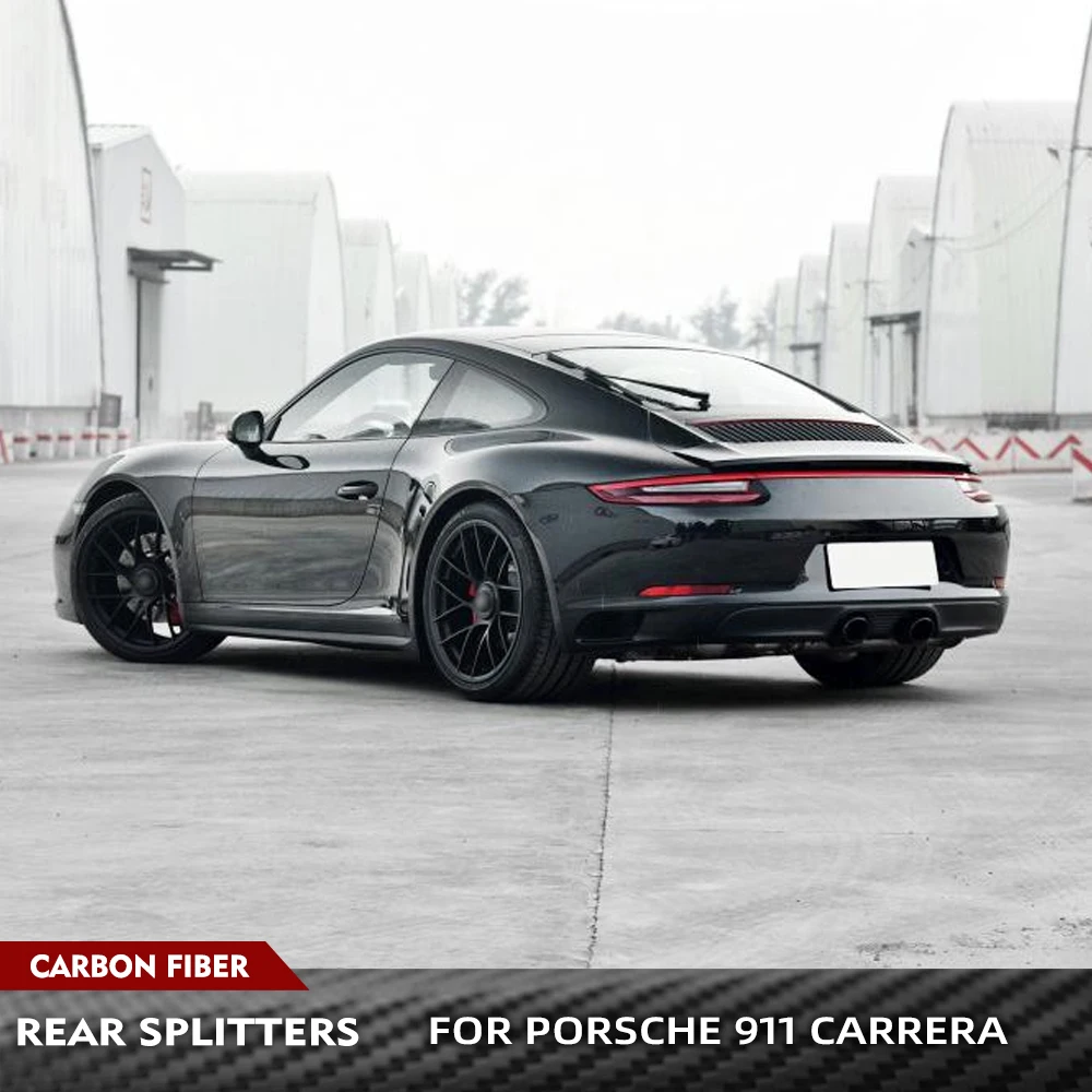 For Porsche 911 Carrera 4 4-Door 2017 Carbon Fiber Car Rear Bumper Splitters SpoilerAuto Car Rear Splitters Canards Body Kits
For Porsche 911 Carrera 4 4-Door 2017 Carbon Fiber Car Rear Bumper Splitters SpoilerAuto Car Rear Splitters Canards Body Kits