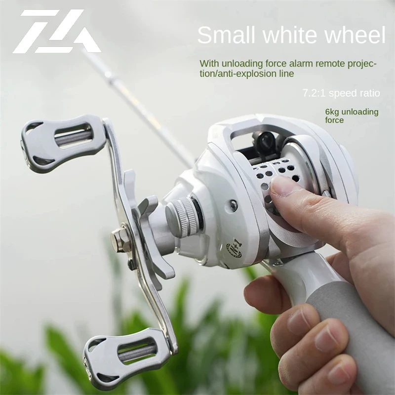 New 4+1 Ultra Smooth Fishing Baitcasting Reel 6KG Max Drag 7.2:1 High Gear Metal Line Cup Sea Jig Wheel For Catfish Bass Carp
New 4+1 Ultra Smooth Fishing Baitcasting Reel 6KG Max Drag 7.2:1 High Gear Metal Line Cup Sea Jig Wheel For Catfish Bass Carp