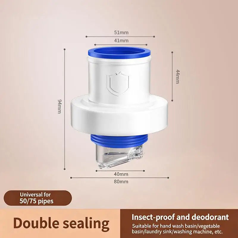 Sealing Ring Cap For Kitchen Sink Drain Pipe To Prevent Backflow And Unwanted Scents Compatible
Sealing Ring Cap For Kitchen Sink Drain Pipe To Prevent Backflow And Unwanted Scents Compatible