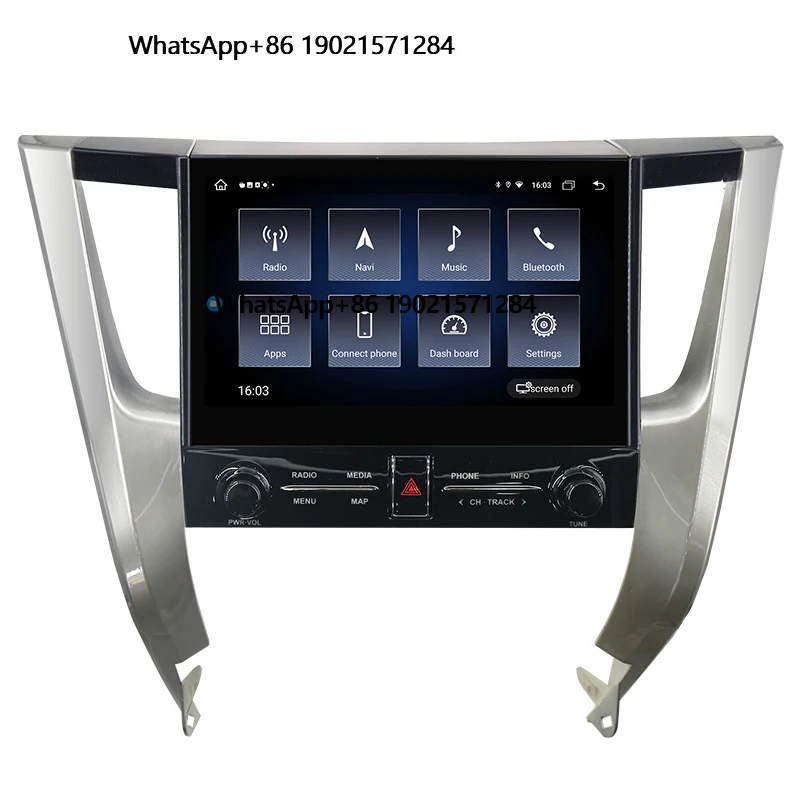 10.5 Inch HD Car Stereo GPS Navigation Screen for Alphard 30 Series 2015-2021 Android Auto CarPlay Bluetooth Music WiFi
10.5 Inch HD Car Stereo GPS Navigation Screen for Alphard 30 Series 2015-2021 Android Auto CarPlay Bluetooth Music WiFi