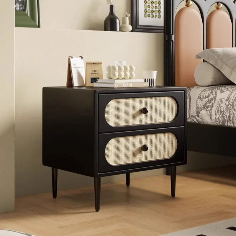 Wabi Sandy Wind Medieval Rattan Bedside Table Nordic Simple Modern Small Cabinet Bed and Breakfast Bedroom Storage Leather Locke
Wabi Sandy Wind Medieval Rattan Bedside Table Nordic Simple Modern Small Cabinet Bed and Breakfast Bedroom Storage Leather Locke